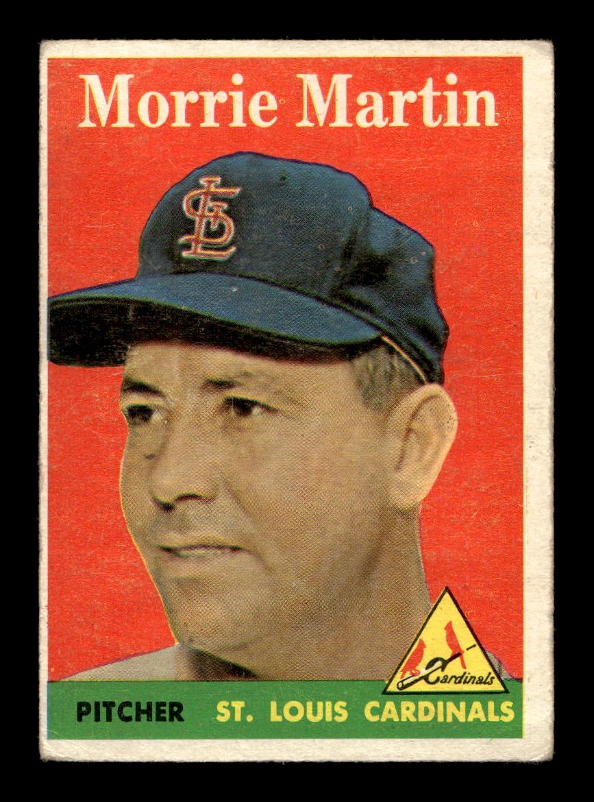 1958 Topps #53 Morrie Martin Cardinals VG *a8