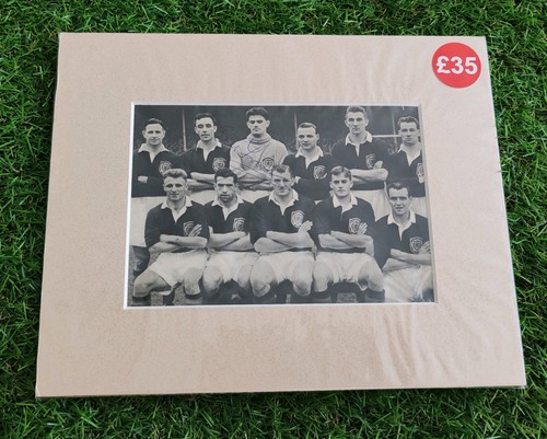 Scotland Bill Fraser 1954 Third Lanark FIRMADO 10" X 8" EXHIBICIÓN AUTÓGRAFO montaje - Imagen 10 de 14