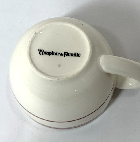 La Brasserie Du Square Comptoir De Famille Cup & Saucer PERFECT - Picture 5 of 9