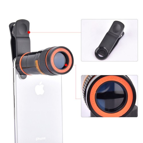12X Universal Monocular Cell Phone Lens Observing Survey Lens with - Photo 5 sur 12