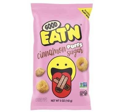 Good Eat'n Cinnamon Sugar Puffs, Good Eatin Snacks, 5oz Bag