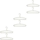  6 Pcs Folding Storage Hangers Rotatable Hangers Anti-slip Clothes Drying Racks