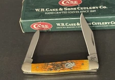 🔥 2003 Case XX 62109X  Autumn Bone Small Copperhead Pocket Knife Rare