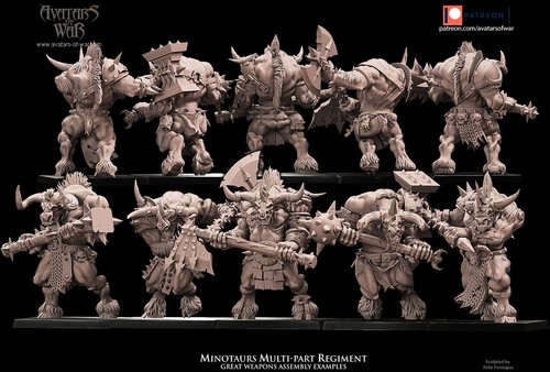 Mens Beasts - Kit Minotaurs - Picture 11 of 11