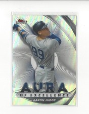 2022 Finest Aura of Excellence (Refractor) #AEAJ Aaron Judge Yankees