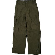 REI Sahara Boy'sConvertible Hiking Pants Size XS 6-7 Army Green Gorpcore Outdoor