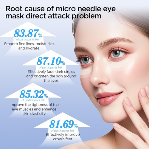 Parches para ojos de microagujas máscara cuidado de la piel coreano ácido hialurónico 1-10 piezas antiarrugas - Imagen 3 de 18