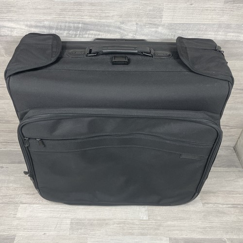 Briggs and Riley Baseline 24” Wardrobe U78 Rolling Wheeled Garment Black - Picture 2 of 10
