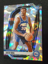Adem Bona 2024-25 PANINI PRIZM SILVER ICE ROOKIE Card #267 76ERS