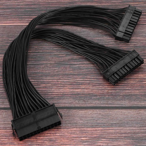 ATX 24Pin 1 Bis 2 Port Netz Teil VerläNgerungs Kabel Netz Teil Stecker auf 4106 - Bild 6 von 10