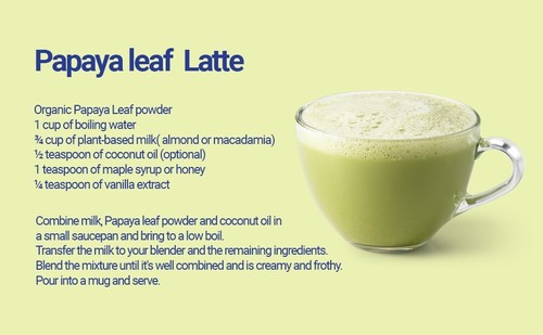 Papaya Leaves Powder - 2.6oz, Natural Papaya Powder for Skin & Hair Care - Picture 9 of 10