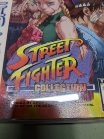 Street Fighter Collection Sega Saturn Complete in Box