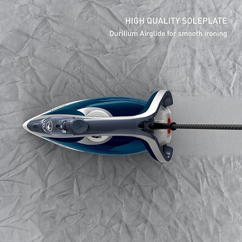 Tefal FV5874G2 Steam Iron Ultraglide Anti-Scale Plus - Blue/Silver  RRP: £80 - Picture 7 of 7