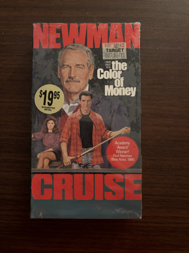 The Color of Money (1986 VHS) Tom Cruise, Paul Newman