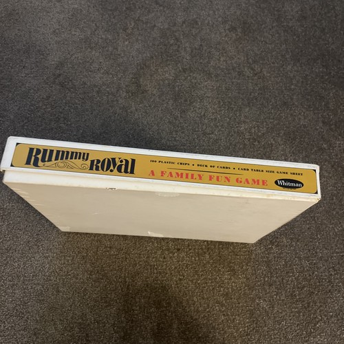 Juego de cartas de mesa Rummy Royal 1965 vintage Whitman completo muy buen estado 4804 - Imagen 3 de 15