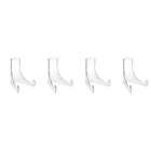 4pcs Desktop Tea Cakes Display Rack Plate Dish Storage Rack Home Acrylic Rack