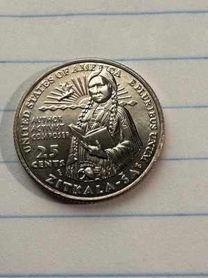 2024 D Zitkala-Sa Washington Quarter Error Coin 'In Cod We Trust