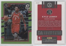 2017-18 Panini Donruss Optic Lime Green Prizm /175 Kyle Lowry #138