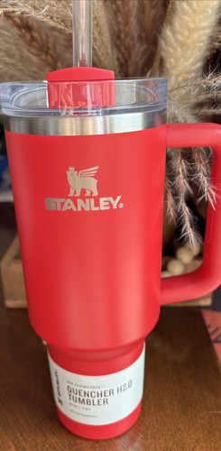 Stanley 40oz H2.0 FlowState Quencher Tumbler Red Chili Pepper New With Tags