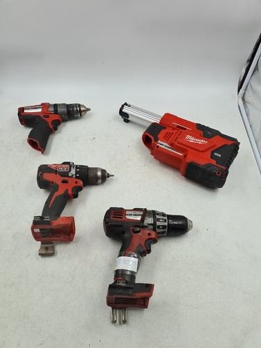 Lot of 4 Milwaukee Power Tools - For Parts/Repair, M12 M18 Tools