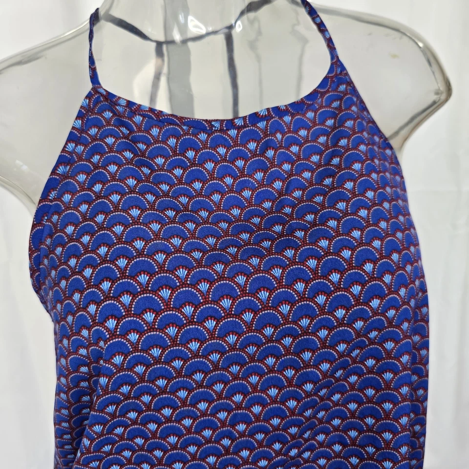 Camiseta sin mangas O'Neill con tiras ajustable correa en T trasera azul rojo suelta talla M Foto 2 de 4