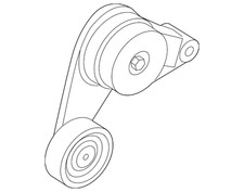 Genuine Hyundai Accessory Drive Belt Tensioner Assembly 25281-2E350
