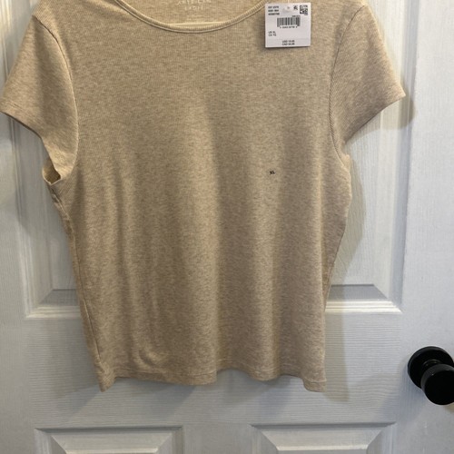 Nuevo con etiquetas American Eagle Hey Baby acanalado manga corta para mujer, talla XL - Imagen 3 de 17