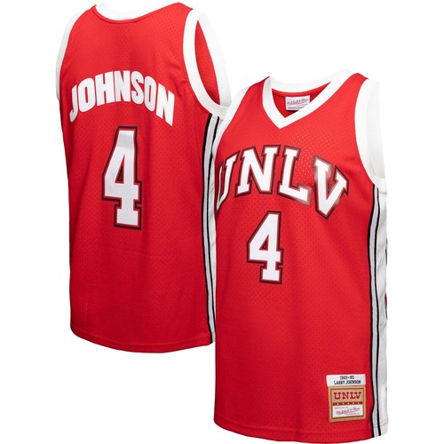 Herren Mitchell & Ness Larry Johnson rot UNLV Rebels 1989/90 Spieler Swingman