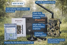 Digipettor 4G LTE Cellular Trail Camera 810Pro-AF w/ Antenna Mount SIM NEW