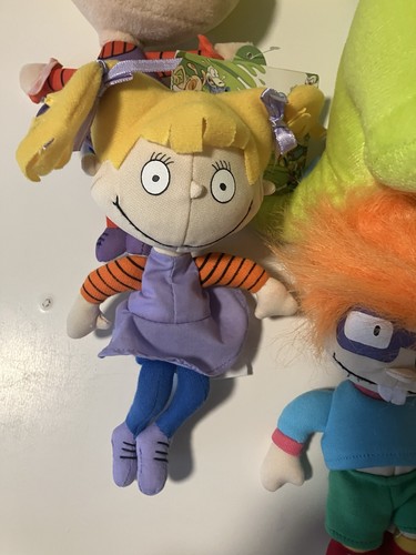 6 Stück Rugrat Plushes Angelica, Raptor, Chuckie - Bild 7 von 14