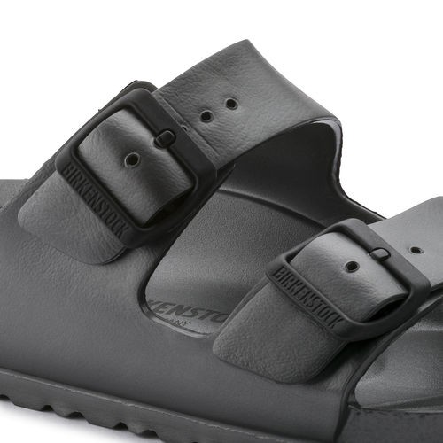 BIRKENSTOCK Women's Arizona Essentials EVA Sandal Metallic Anthracite (narrow wi - Picture 3 of 6