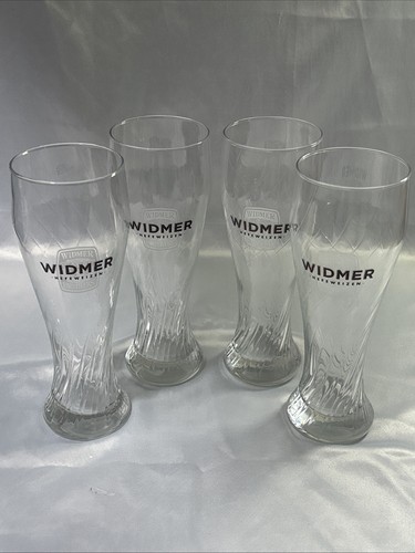 4er Set WIDMER BROTHERS Hefeweizen Pils Gläser groß Glas 17 Oz. Wirbel - Bild 2 von 5