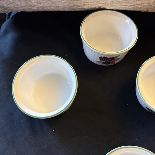 Royal Worcester Evesham Vale Ramekin Green 3,25 Beeren Blatt. 6 vorhanden. EUC - Bild 19 von 24
