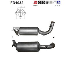 AS DPF Rußpartikelfilter Dieselpartikelfilter FD1032 für TRAFIC RENAULT VIVARO 2