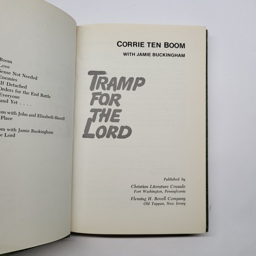 Vintage Corrie Ten Boom LOT The Hiding Place Tramp For Lord Hardcover Dust Cover - Picture 5 of 24
