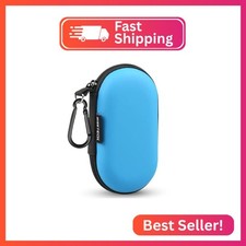Earbud Case, RISETECH Earphone Carrying Case Holder EVA Headphone Storage Bag Sm