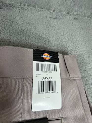 Pantalones de trabajo Dickies holgados doble rodilla 36x32 gris sarga - Imagen 8 de 9
