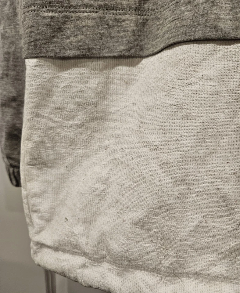 Adidas EQT Pullover Reflectante Cortavientos Sudadera con Capucha Chaqueta Mediana Gris y Verde. Foto 4 de 4