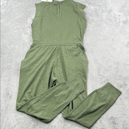 NUEVO Mono Camiseta Pact S 100% Algodón Orgánico Verde Oliva Relajado Slub Músculo - Imagen 9 de 9