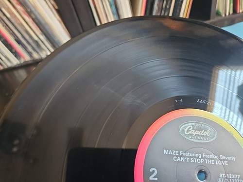 Maze Feat Frankie Beverly ‎– Can't Stop The Love 1985 VG+ LP Funk Soul ST-12377 - Bild 20 von 24