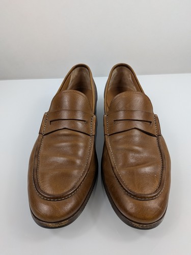 Paul Stuart Brown Italian Leather Penny Loafer Dress Shoes Men Size 9M - Picture 3 of 11