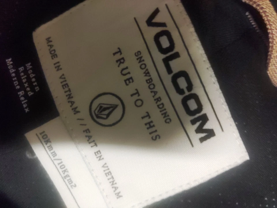 Volcom Snow Pants Mens XxLarge Brown Outdoors Ski Snowboard Zipper Pockets - Image 4 of 4