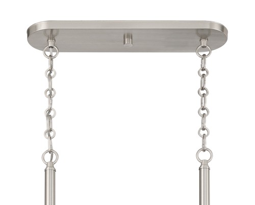 Craftmade 48677 Museo 7 Light 48"W Linear Chandelier - Nickel - Picture 7 of 10