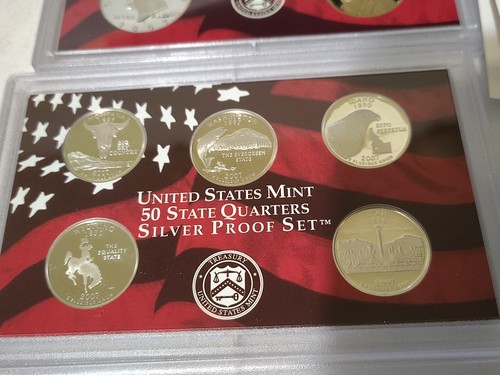 Lot Of 4 Sets-2007 United States Mint ~ 14 Coin Silver Proof Set -~OGP Pkg - Picture 5 of 10