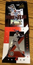 Ken Griffey Jr 1998 Pinnacle Zenith Z-Team Red Dare To Tear Untorn Mariners HOF