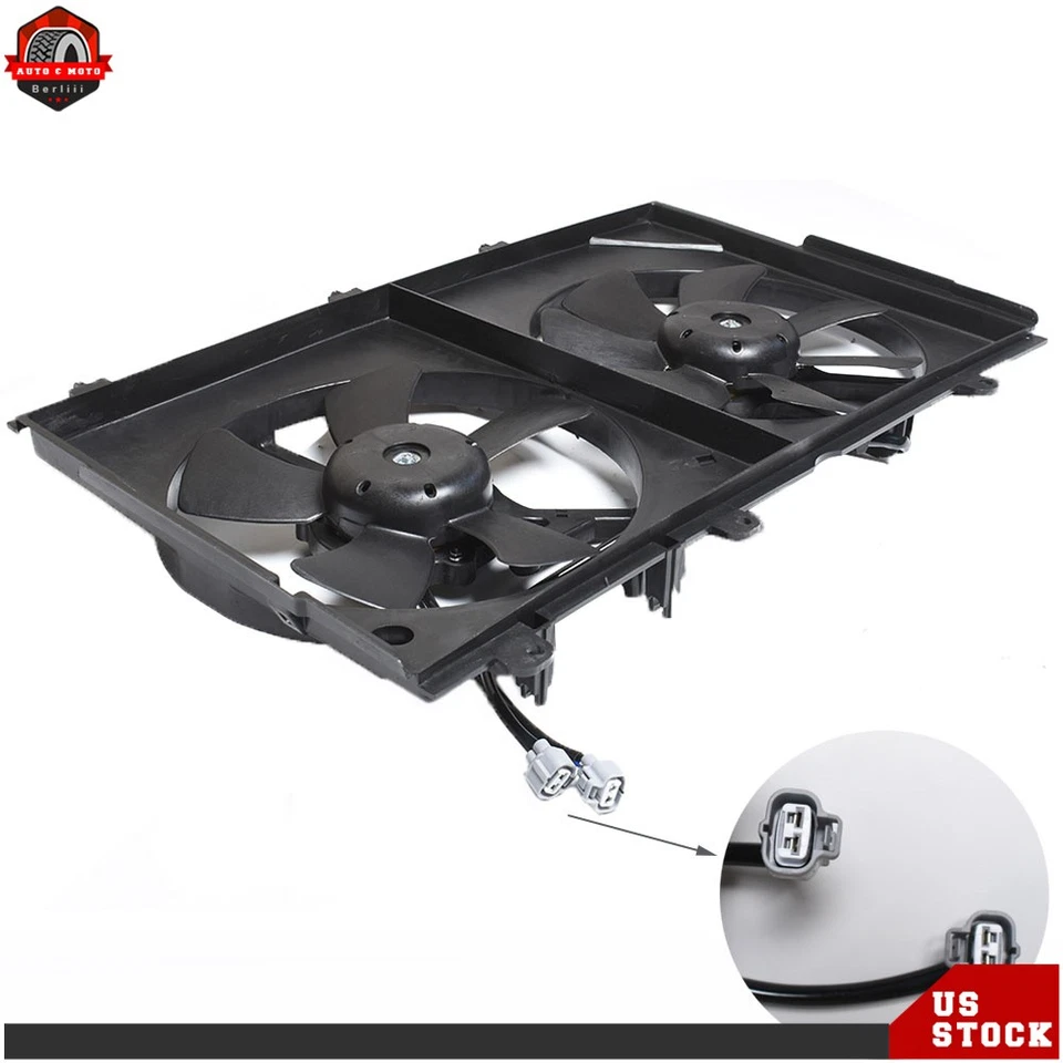 Conjunto de ventilador de refrigeración del radiador para Mitsubishi Outlander 2003-2006 2,4 L l4 620365 Foto 2 de 4