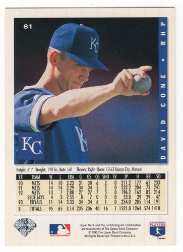 1994 Collector's Choice Baseball Set Break - #1-160 (pt 1) Series 1 - Picture 159 of 317