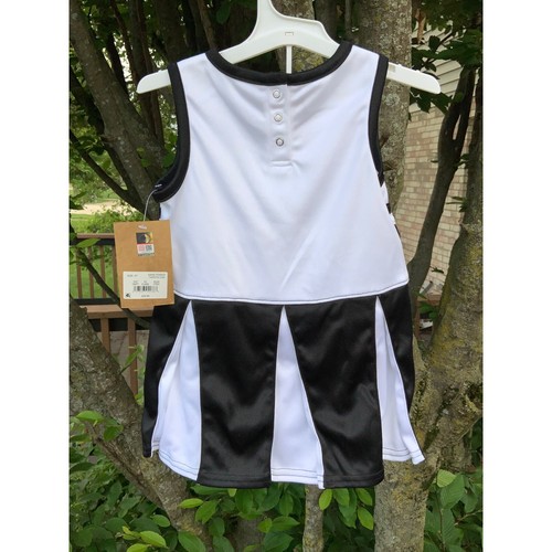 3T NWT Rivalry Threads Wake Forest Cheerleader Dress Sleeveless Black White 3T - Picture 2 of 5