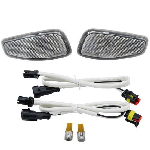 Smoke Front Turn Side Signals Lights Cover For Jeep Renegade Accessories 15-21 - Picture 6 of 12