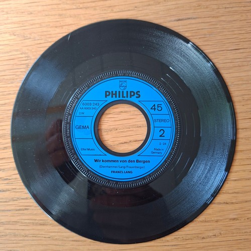 Vinyl 7" S. - FRANZL LANG - Innsbruck, Du wunderschöne Alpenstadt - VG+ - Autogr - Bild 4 von 4